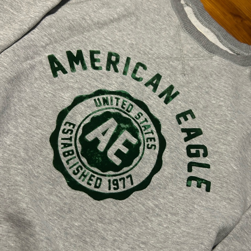 Grey men or women American eagle sweatershirt - Picture 3 of 7